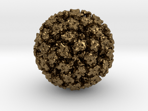 Feline Calicivirus radial colour 1Mx mag in Natural Bronze