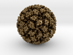 Feline Calicivirus radial colour 2Mx mag in Natural Bronze