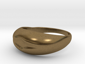 Simple Ring Design in Natural Bronze