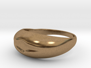 Simple Ring Design in Natural Brass
