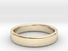 Wedding Ring Size 8 in 14k Gold Plated Brass