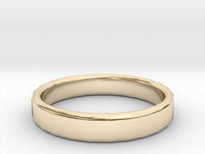 Wedding Ring Size 9 in 14k Gold Plated Brass