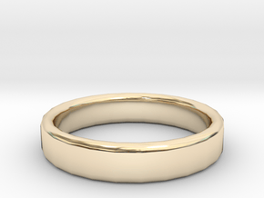 Wedding Ring Size 7 in 14k Gold Plated Brass