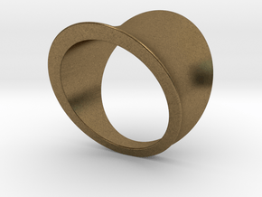 Arc ring in Natural Bronze