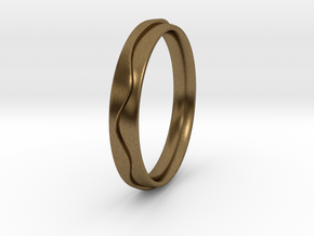 Layered Ring in Natural Bronze