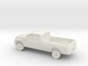 1/87 2006 Dodge Ram Crew Cab/ Long Bed in White Natural Versatile Plastic