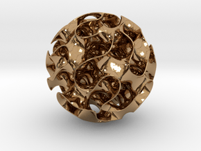 Gyroid in Polished Brass