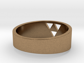 Triforce Ring - 7"3/4 in Natural Brass