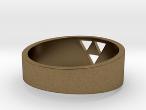 Triforce Ring - 7"3/4 in Natural Bronze