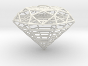 Diamond in White Natural Versatile Plastic