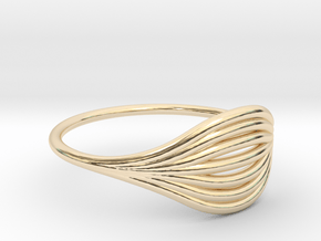 Flow Ring 01  in 14K Yellow Gold