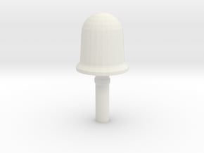 ~1/87 HO Sat Antennae for MRAPs in White Natural Versatile Plastic