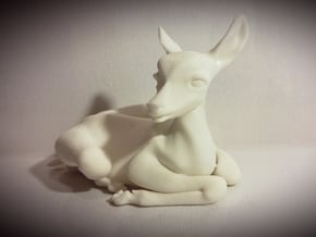 Oh deer! A baby fawn! in White Natural Versatile Plastic