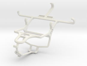 Controller mount for PS4 & Apple iPhone 5 in White Natural Versatile Plastic
