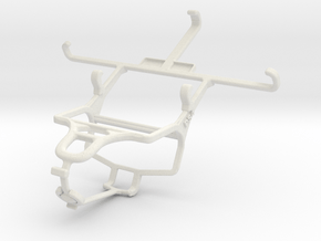 Controller mount for PS4 & HTC One S in White Natural Versatile Plastic