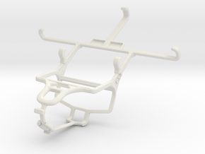 Controller mount for PS4 & Sony Xperia Z in White Natural Versatile Plastic
