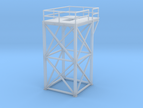 'N Scale' - 10'x10'x20' Tower Top in Tan Fine Detail Plastic