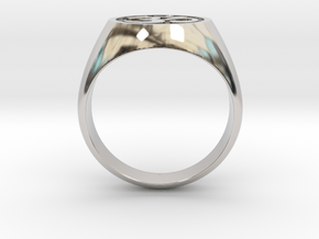 Om Symbol ring in Platinum