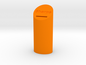 Sharps Disposal Container in Orange Processed Versatile Plastic