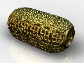 PAh Sharm V3b H10x12x22sSE731cSE68 Wax in 18k Gold Plated Brass