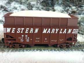 N scale WM H 31 Woodchip hopper extension 2 pack in Smooth Fine Detail Plastic