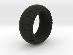 Chopper Rear Tire Ring Size 12 in Black Natural Versatile Plastic