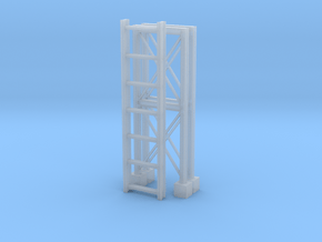 'N Scale' - Pipe Bridge in Smooth Fine Detail Plastic