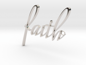 Faith Connector in Platinum
