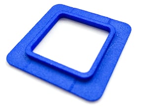 Spacer for Novoflex QPL-Video plate in Blue Processed Versatile Plastic