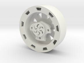 Outrunner Wheel for AX4008 "Star" in White Natural Versatile Plastic