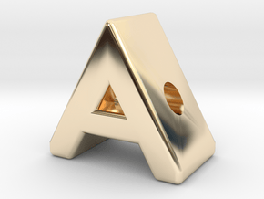Render Test A2 REF: TB in 14k Gold Plated Brass