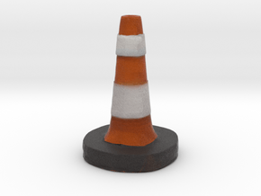  Traffic Cone Meme  in Full Color Sandstone