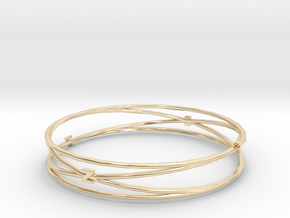 Bangle Tb2 render test in 14k Gold Plated Brass