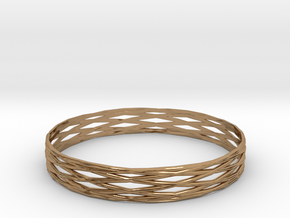 Bangle 5 in Polished Brass