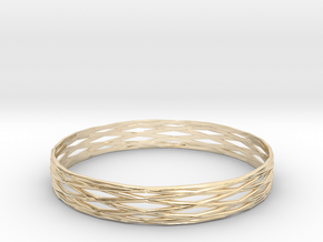 Bangle 5 in 14k Gold Plated Brass
