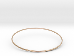 Bangle 6 in 14k Rose Gold Plated Brass
