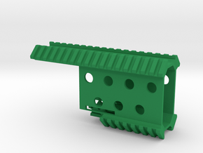 Vik Pistol Quad Rail in Green Processed Versatile Plastic