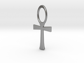 Ankh 1 in Natural Silver