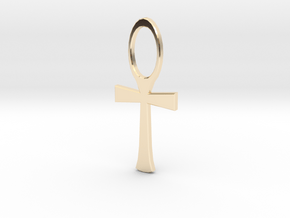 Ankh 1 in 14k Gold Plated Brass