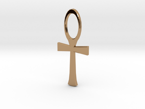 Ankh 1 in Polished Brass