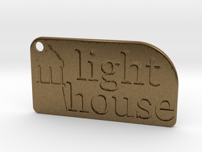 Light House Key Chain in Natural Bronze