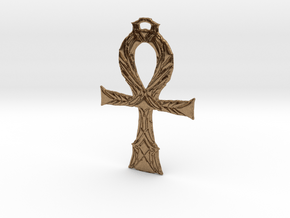 ANKH - 3 in Natural Brass