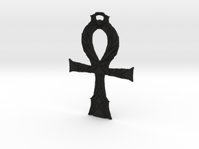 ANKH - 3 in Black Natural Versatile Plastic