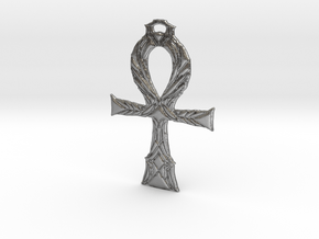 ANKH - 3 in Natural Silver