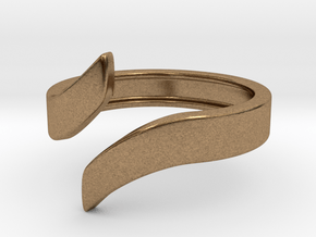 Open Design Ring (20mm / 0.78inch inner diameter) in Natural Brass