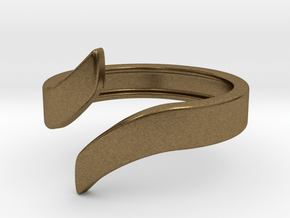 Open Design Ring (21mm / 0.82inch inner diameter) in Natural Bronze