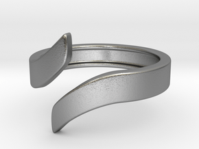 Open Design Ring (21mm / 0.82inch inner diameter) in Natural Silver