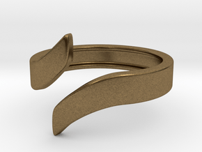 Open Design Ring (22mm / 0.86inch inner diameter) in Natural Bronze