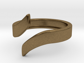 Open Design Ring (25mm / 0.98inch inner diameter) in Natural Bronze