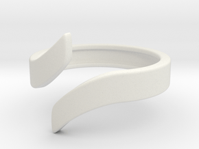 Open Design Ring (29mm / 1.14inch inner diameter) in White Natural Versatile Plastic